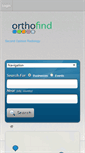 Mobile Screenshot of orthofind.com